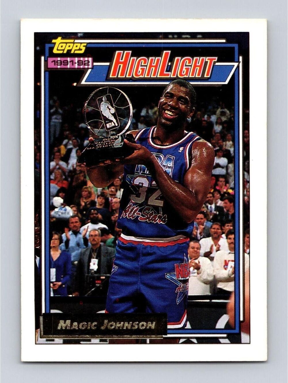1992-93 Topps #2 Magic Johnson Basketball Card
